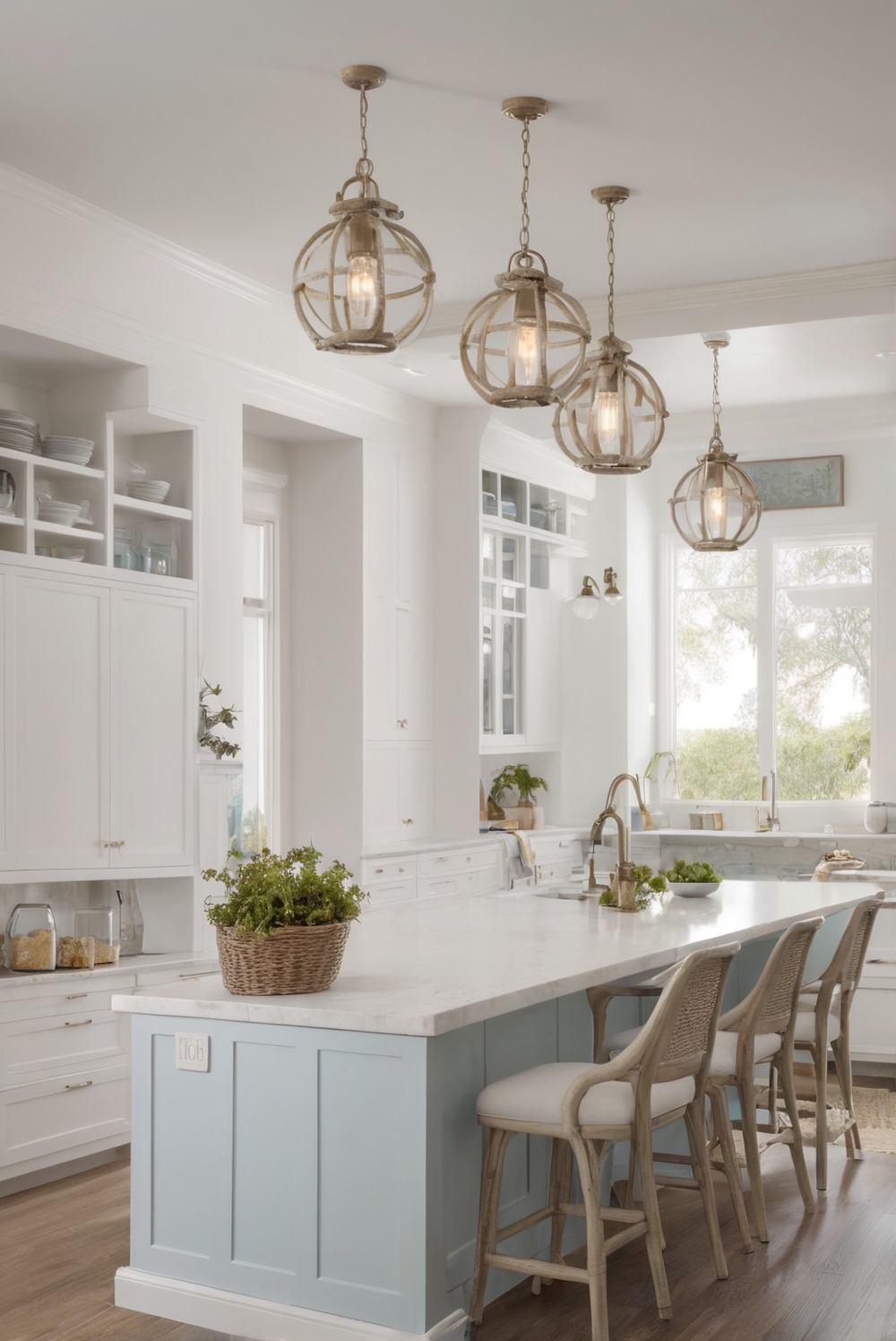 coastal decor, nautical theme, kitchen design, interior decorating, coastal elegance