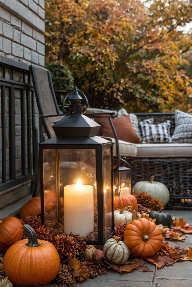 Fall porch decor, Autumn outdoor decorations, Easy DIY fall porch, Cozy fall porch ideas, Rustic fall porch deco