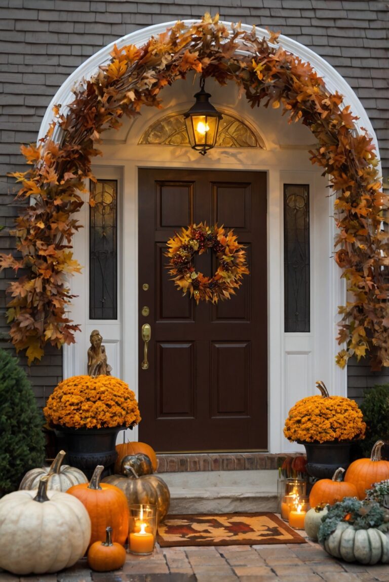 Thanksgiving outdoor decor, Outdoor Thanksgiving decorations, Front door Thanksgiving decor, Thanksgiving porch decor, Thanksgiving entryway decor