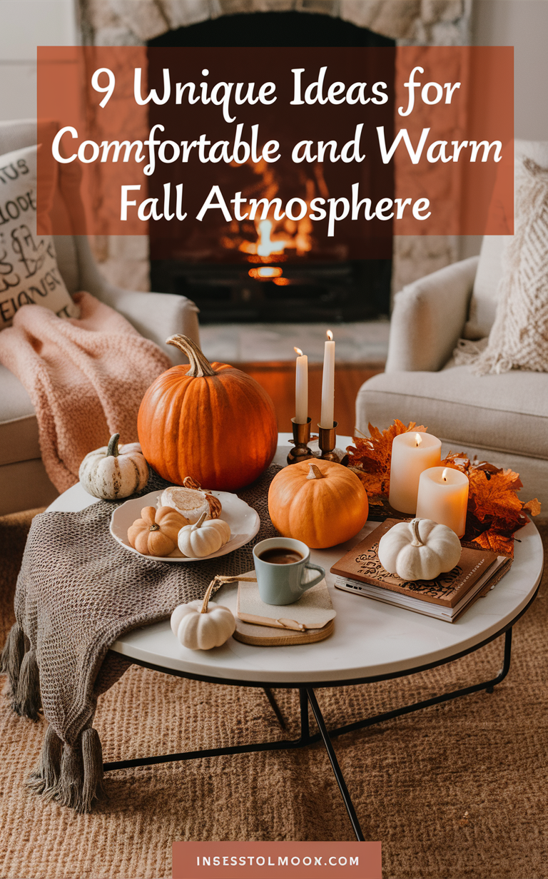 home decor, interior design, living room decor, autumn decor, furniture styling