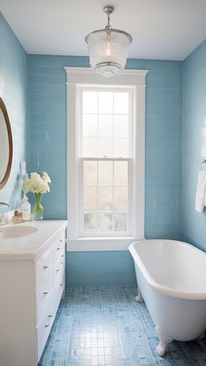 blue bathroom tiles,  blue floor tiles,  blue wall tiles,  blue ceramic tiles, blue porcelain tiles