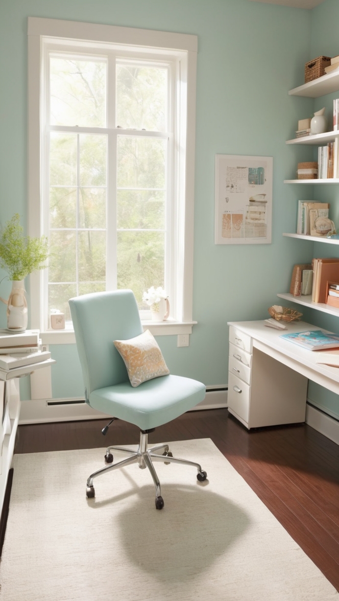 work from home, home office design, home office setup, comfortable workspace, productive work environment