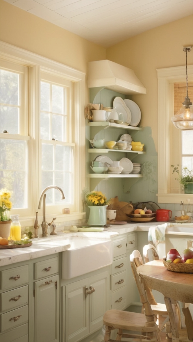 cozy cottage kitchen design, classic farmhouse kitchen, rustic country kitchen decor, charming cottage kitchen ideas, modern cottage kitchen design