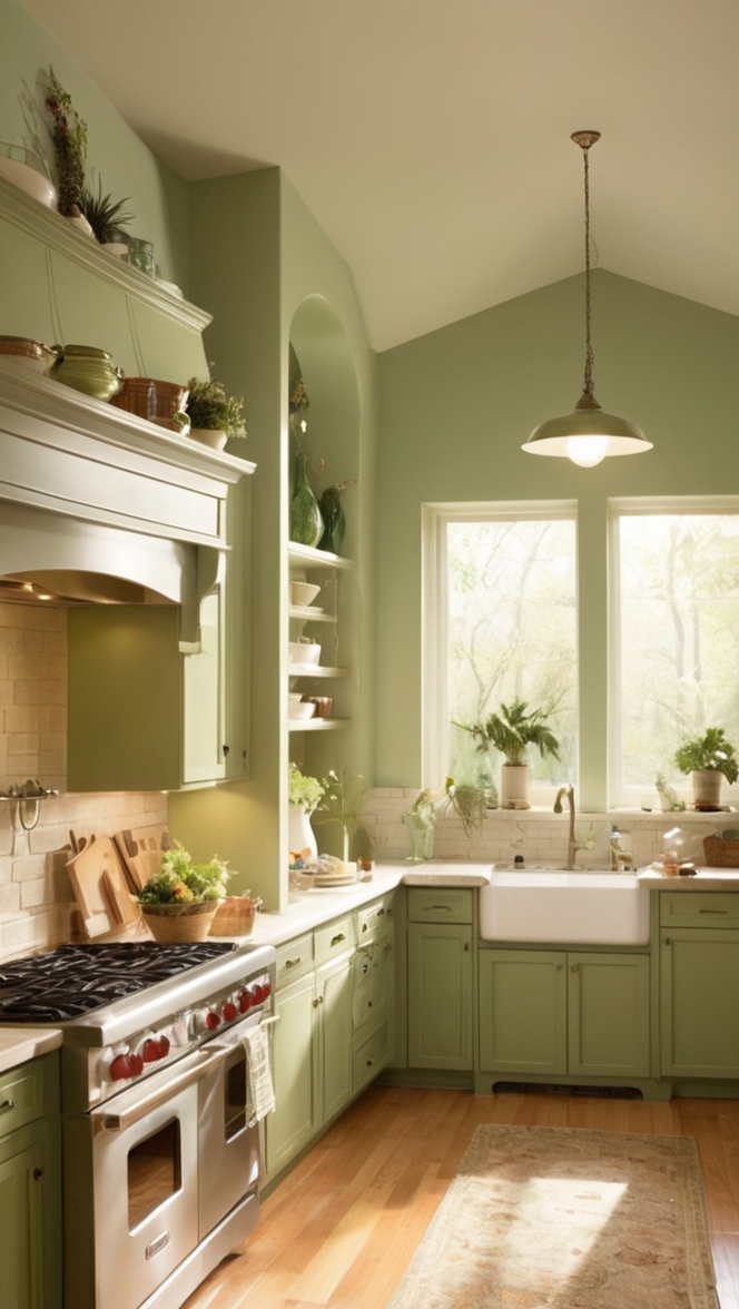 green kitchen design, eco-friendly kitchen renovation, sustainable kitchen makeover, energy-efficient kitchen appliances, organic kitchen decor