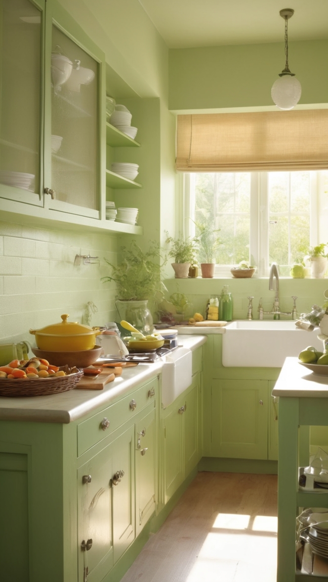 green kitchen design, eco-friendly kitchen renovation, sustainable kitchen makeover, energy-efficient kitchen appliances, organic kitchen decor