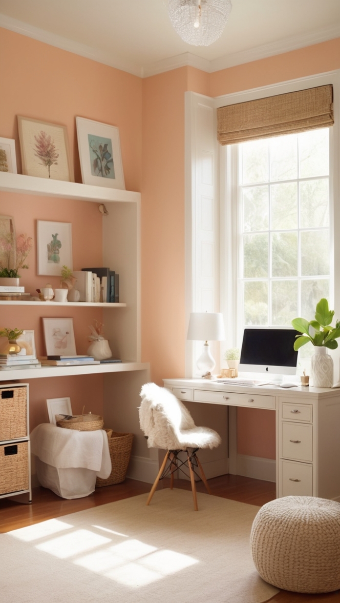 home office decor, small office space, work from home setup, office organization, minimalist workspace