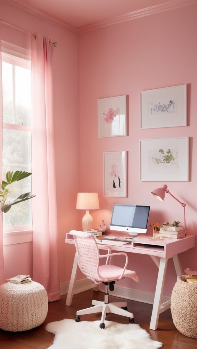 cozy home office decor, modern home office ideas, home office design inspiration, stylish home office furniture, chic home office accessories