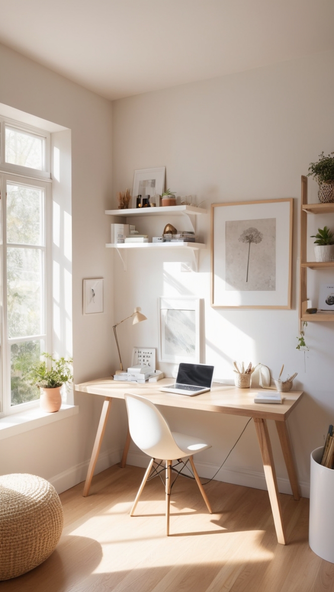 minimalist home office design, elegant minimalist office decor, minimalist home office furniture, modern minimalist workspace, simple minimalist office ideas