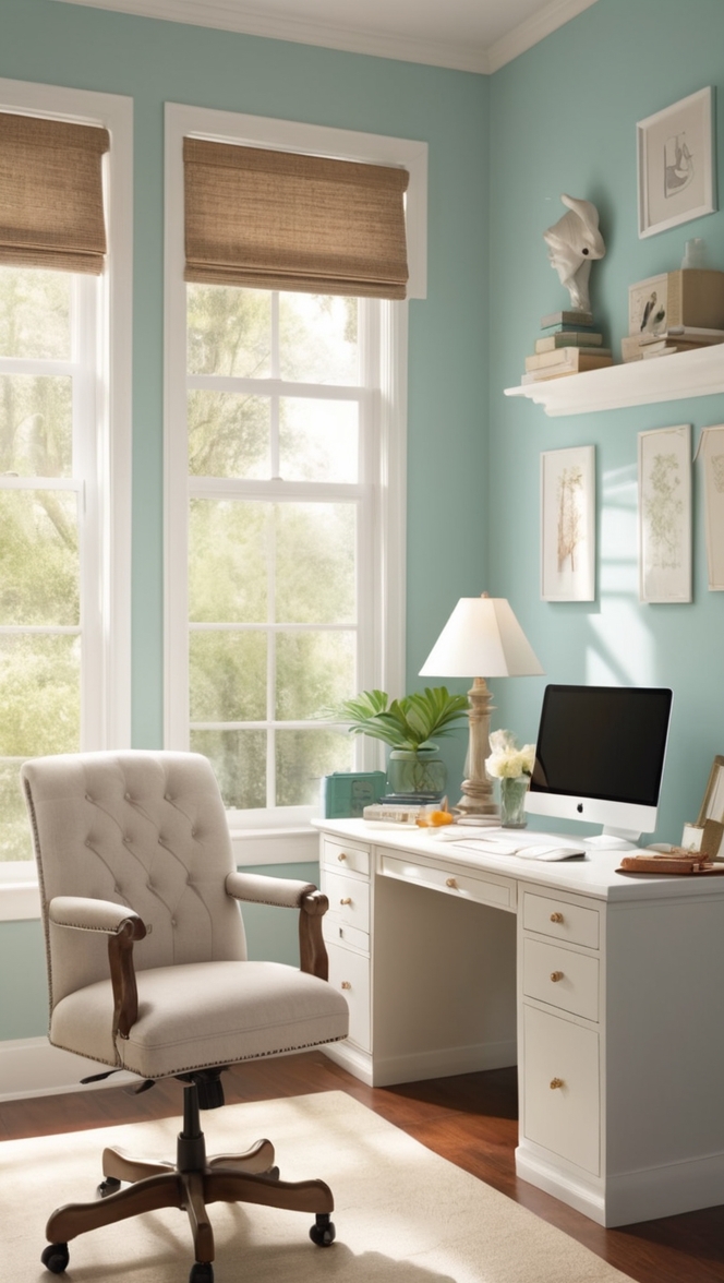 cozy home office setup, best home office desk, office chair for home office, home office organization ideas, chic home office decor