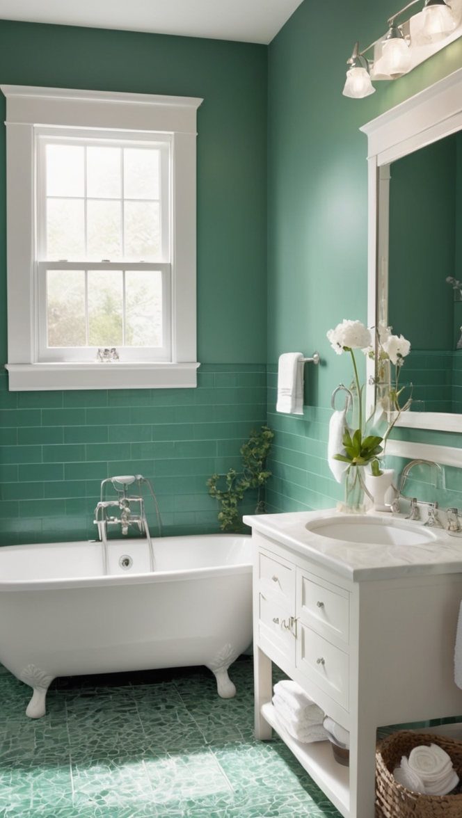 green bathroom tiles, emerald green tiles, green ceramic tiles, dark green tiles, green subway tiles