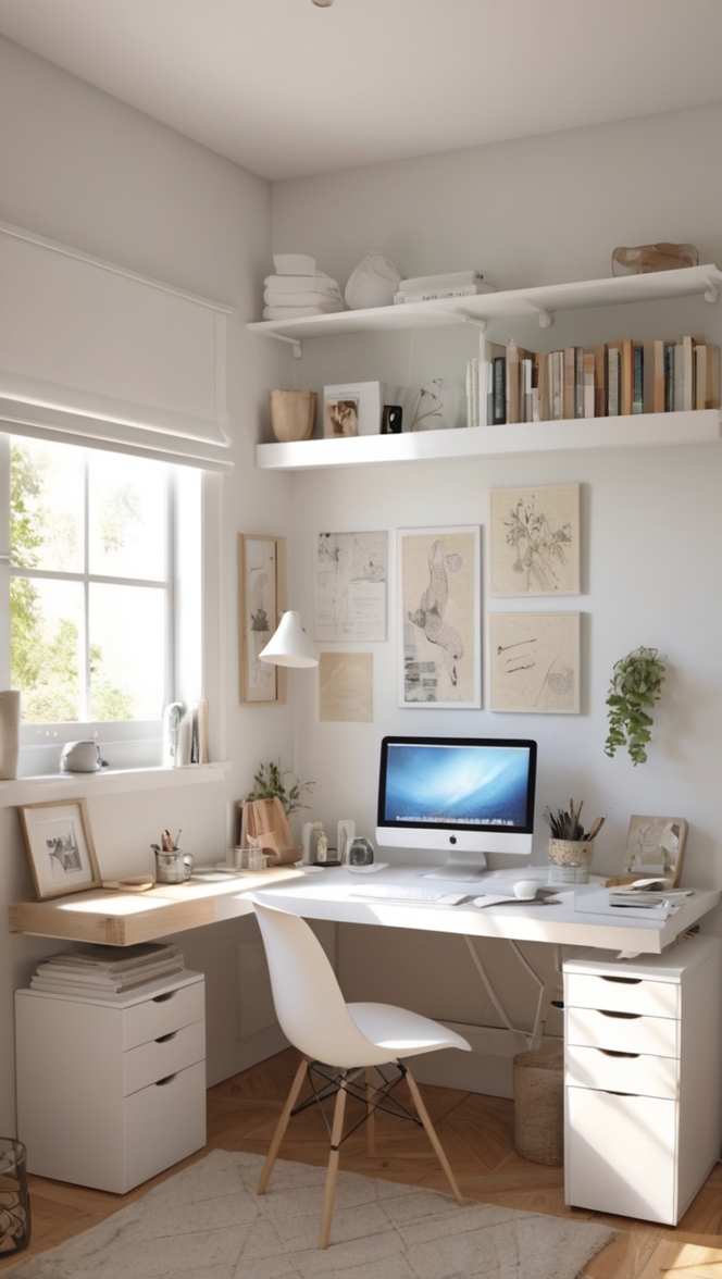 home office decor, office organization, small home office design, office furniture, home office setup