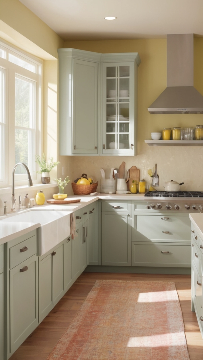 cozy kitchen design, elegant kitchen decor, modern kitchen aesthetic, stylish kitchen interior, trendy kitchen renovation