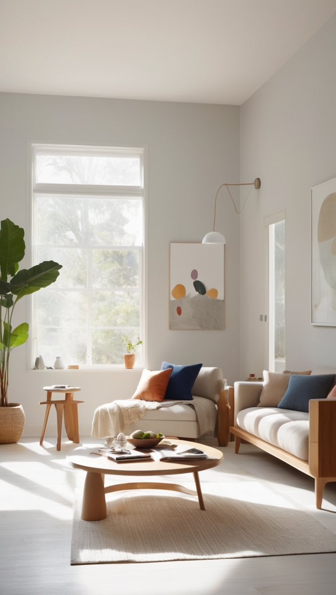 minimalist furniture, contemporary decor, sleek design, urban living, clean lines