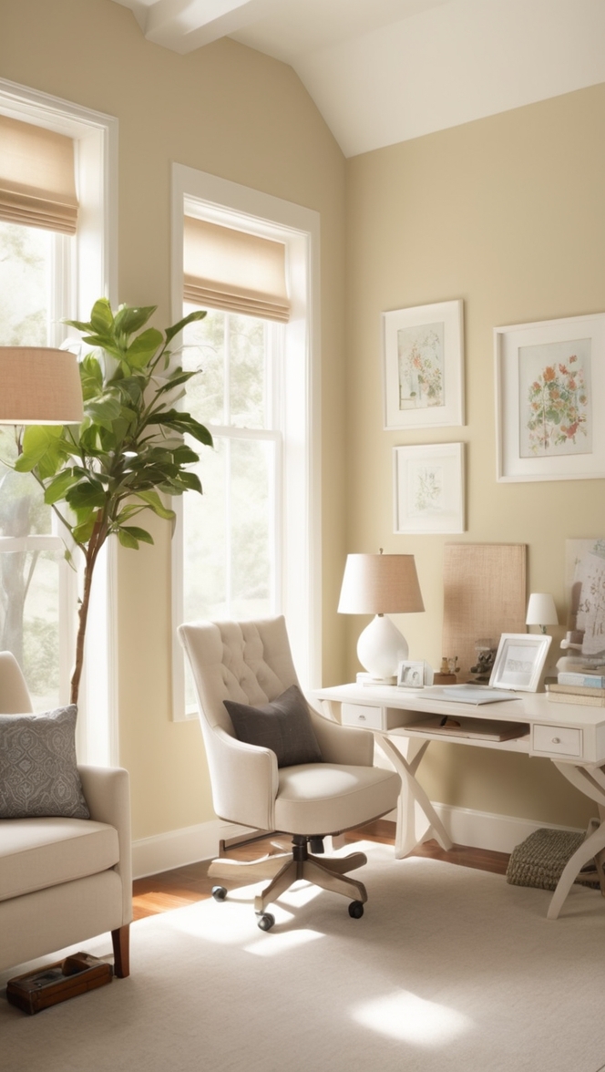 home office furniture, work-from-home setup, modern office chair, minimalist desk, ergonomic workspace