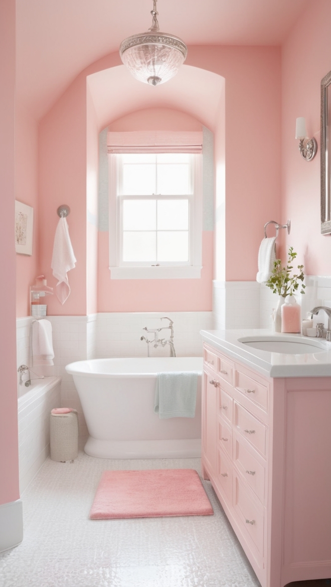 pink tile bathroom, bathroom tiles pink, pink bathroom wall tiles, pink tile for bathroom, pink bathroom tile ideas