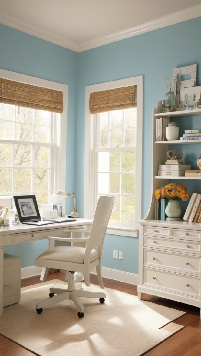 quarto, home office, escritório em casa, decoração de quarto, móveis de escritório