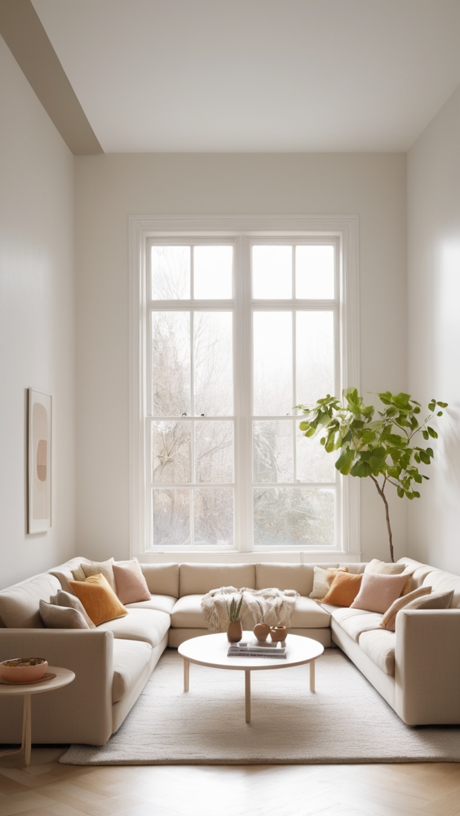 modern living room decor, modern scandinavian living room, minimalist home interior design, cozy contemporary living room, contemporary minimalist living room