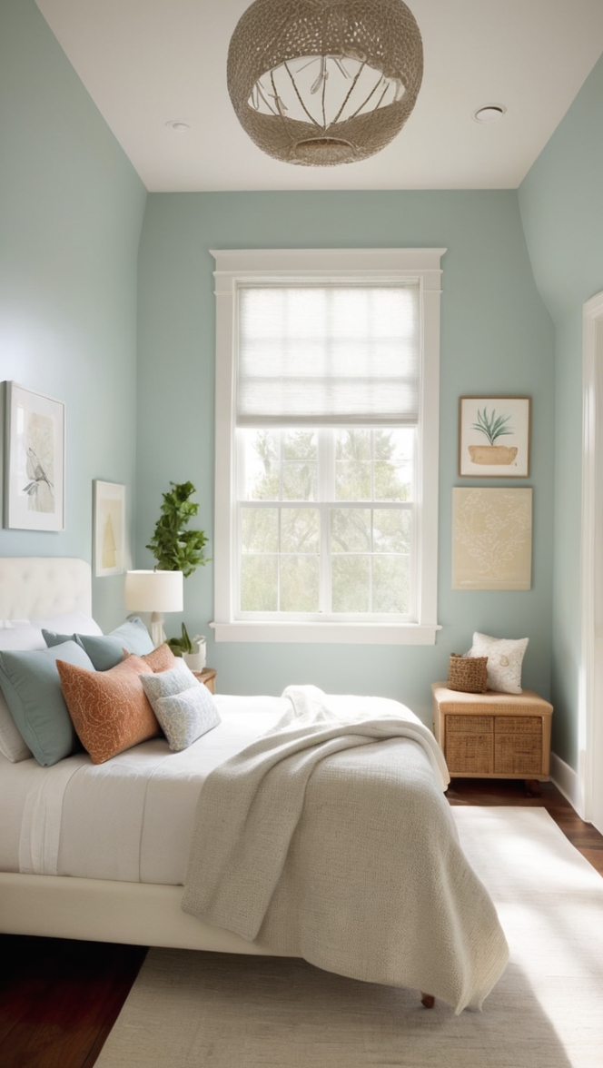 small bedroom organization, tiny bedroom design, space-saving bedroom ideas, compact bedroom layout, cozy bedroom setup