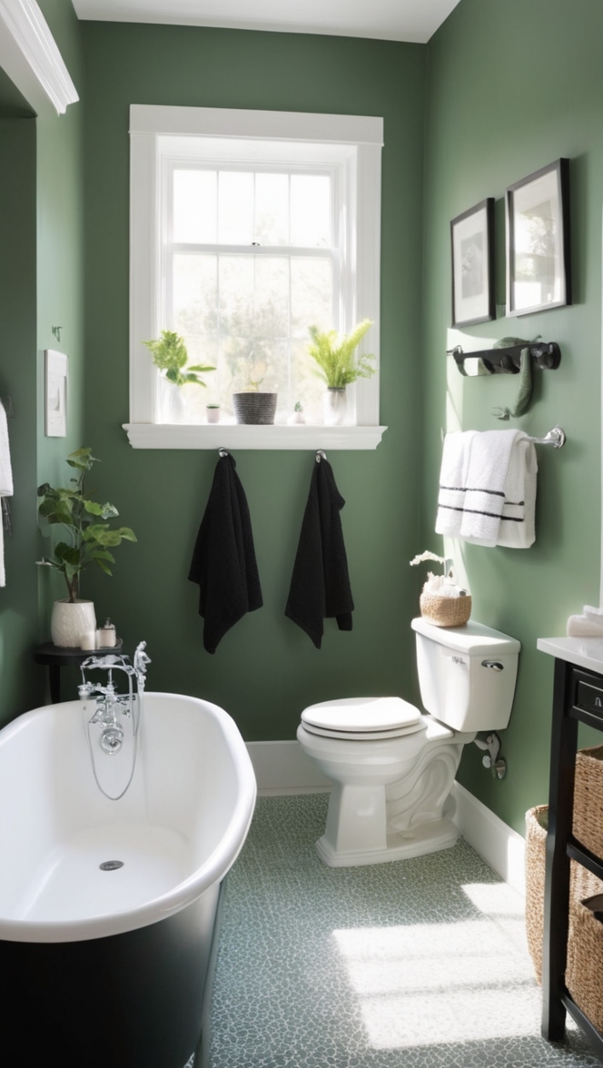 dark green bathroom decor, black and green bathroom ideas, dark green bathroom accessories, green and black bathroom design, emerald green bathroom ideas