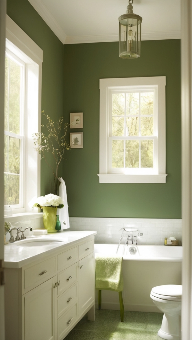 bathroom decor, eco-friendly, sustainable design, natural elements, botanical vibes