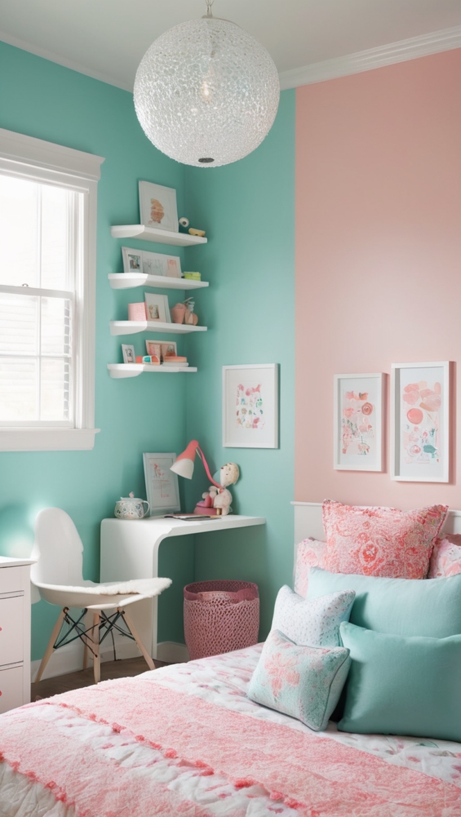 girls bedroom decor, girls room organization, girls room design, teen girl bedroom ideas, cute girls bedroom