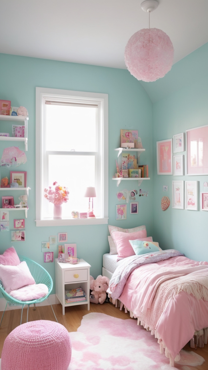 girls bedroom decor, girls room organization, girls room design, teen girl bedroom ideas, cute girls bedroom