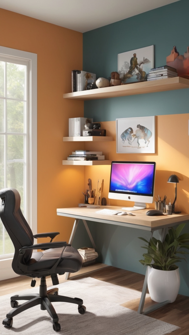 home office gaming chair, best ergonomic office chair, gaming desk setup, dual monitor desk, ergonomic computer chair