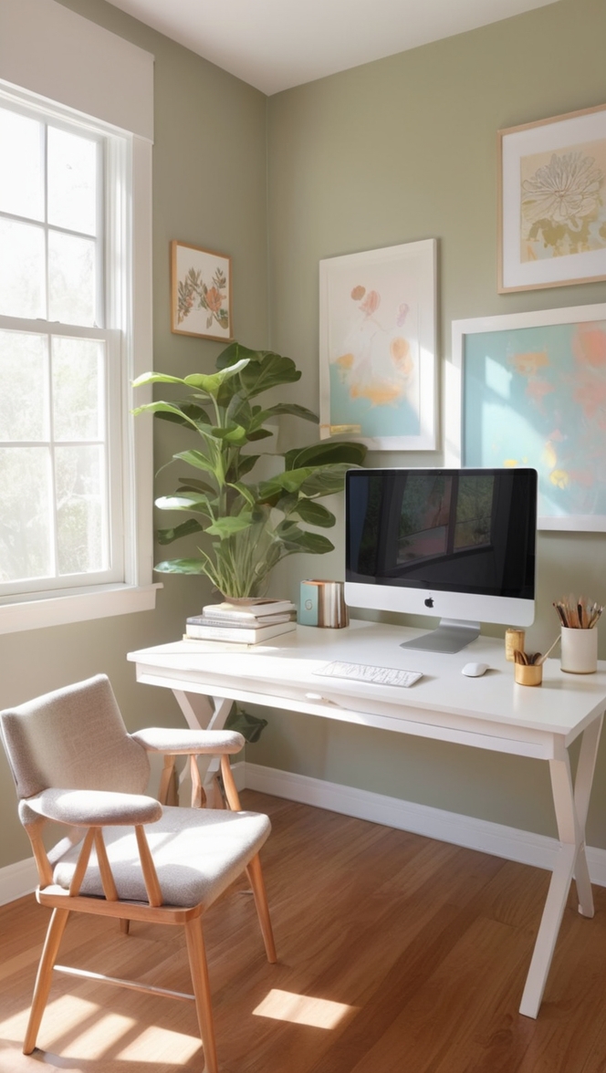 home office decor, work from home essentials, modern home office furniture, minimalist office design, home office organization