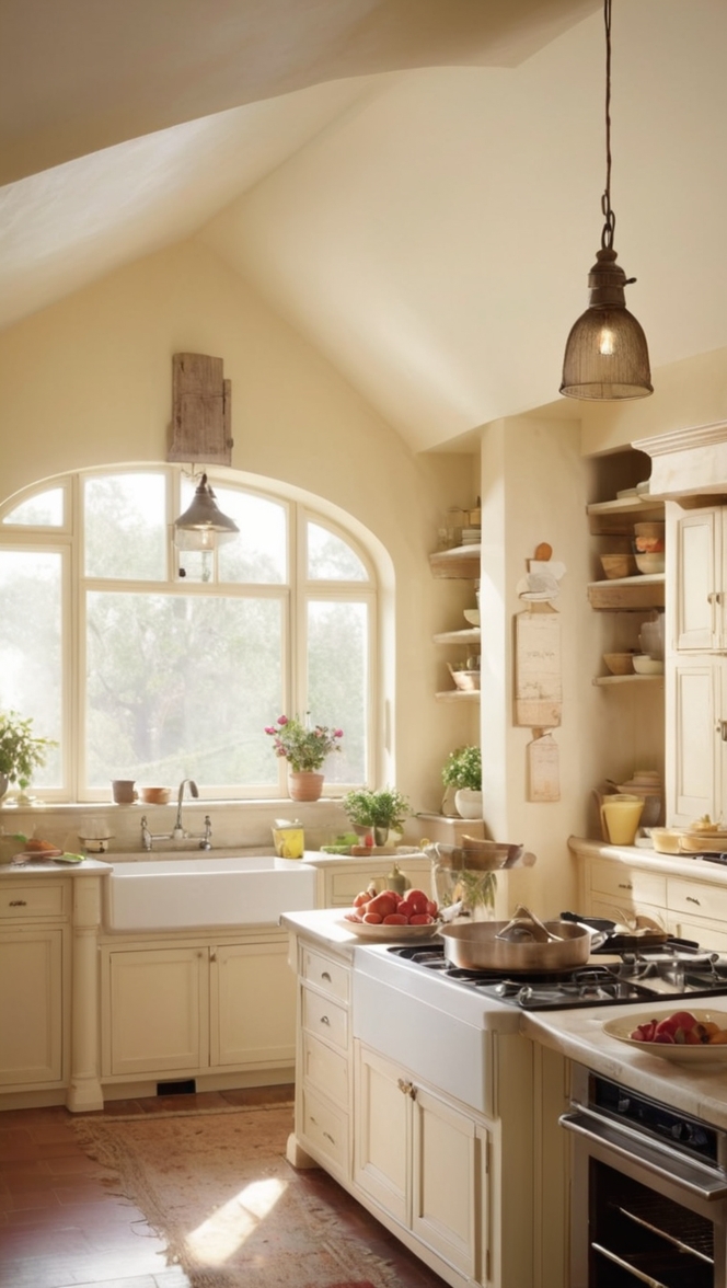 Italian kitchen decor, Rustic farmhouse kitchen, Tuscan kitchen design, Farmhouse style kitchen, Country kitchen renovation