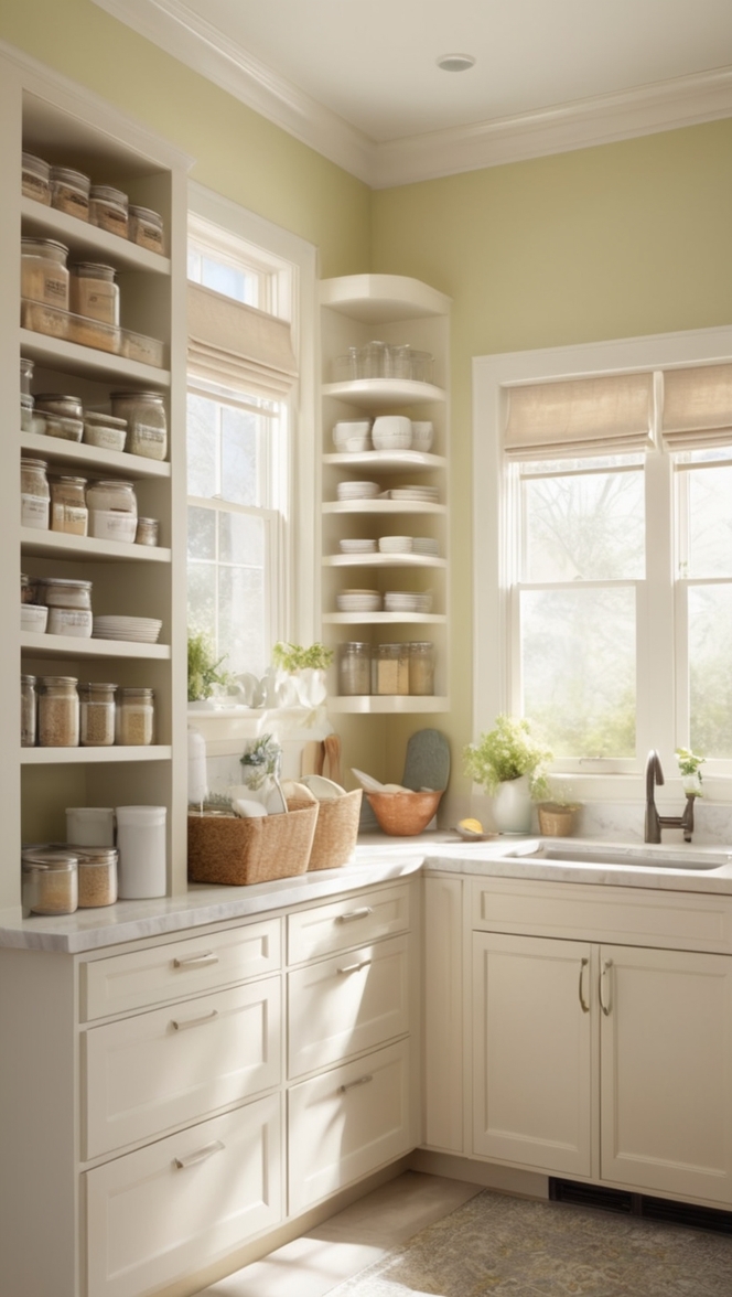kitchen organization, pantry storage solutions, kitchen cabinet organizers, pantry organization ideas, kitchen pantry organization