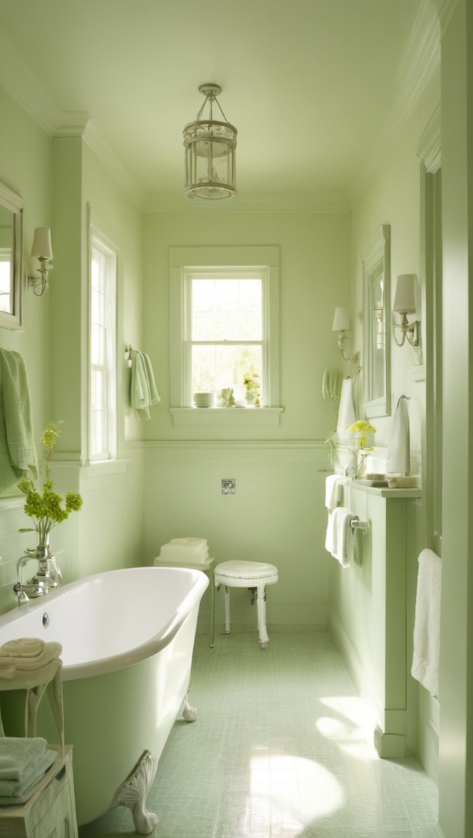 light green tiles, light green bathroom decor, light green bathroom accessories, light green bathroom ideas, light green bathroom paint