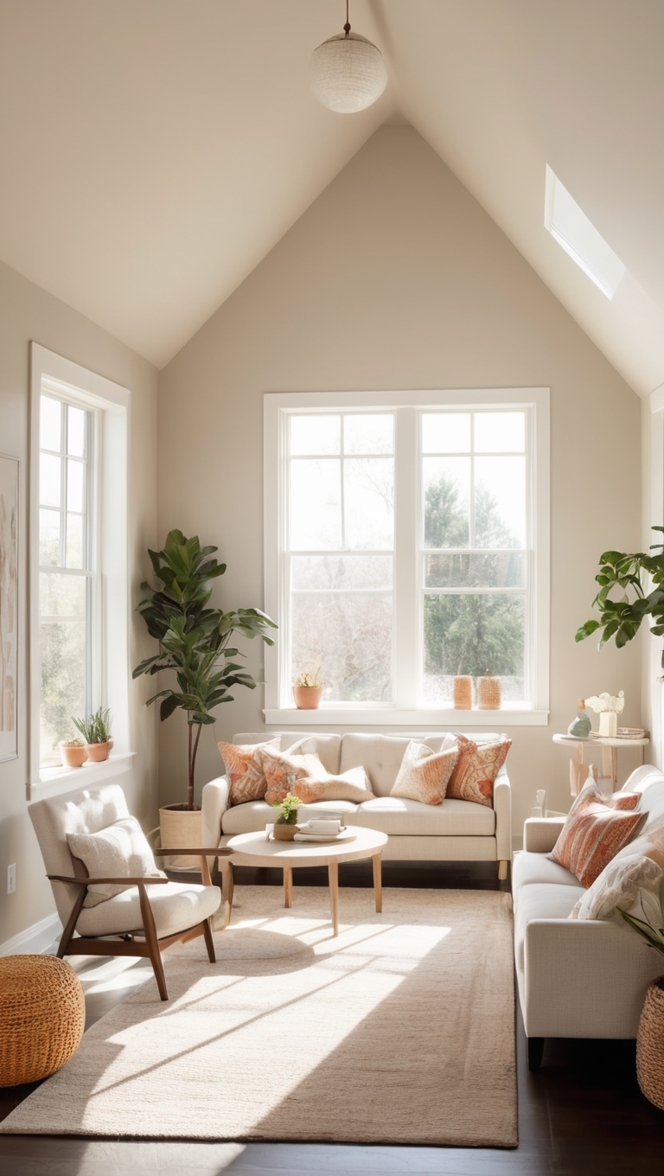 living room design, minimalist furniture, modern living room, stylish home decor, Scandinavian interior