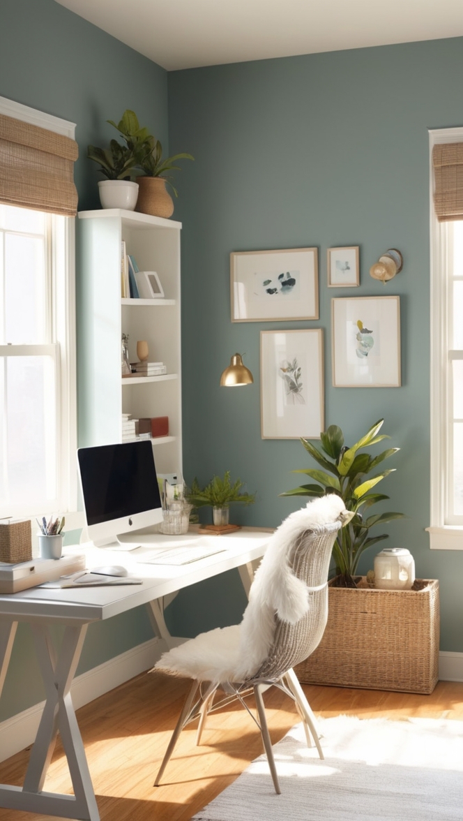home office setup, work from home office, computer desk setup, home workspace design, home office organization