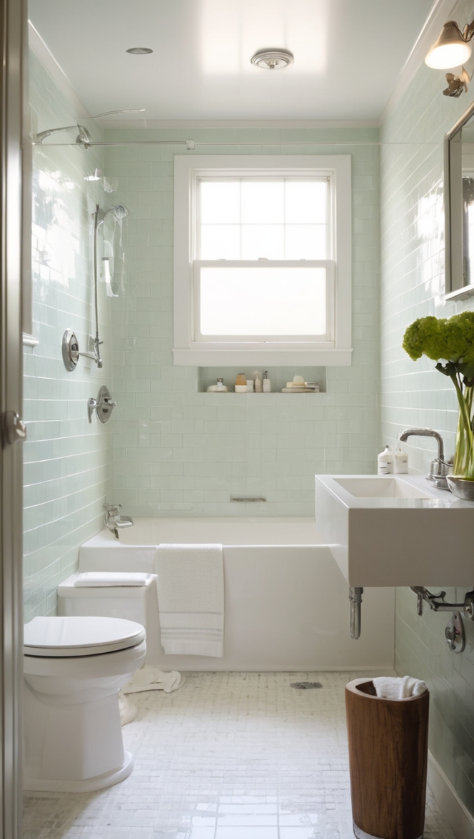 subway tile backsplash, bathroom tile ideas, white subway tile bathroom, marble subway tile bathroom, subway tile shower