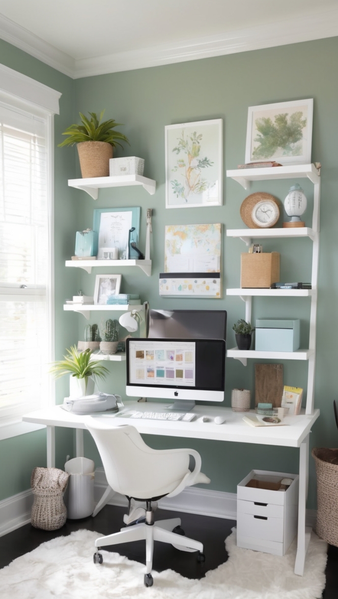 tech desk setup, home office gadgets, ergonomic office chair, standing desk converter, dual monitor setup