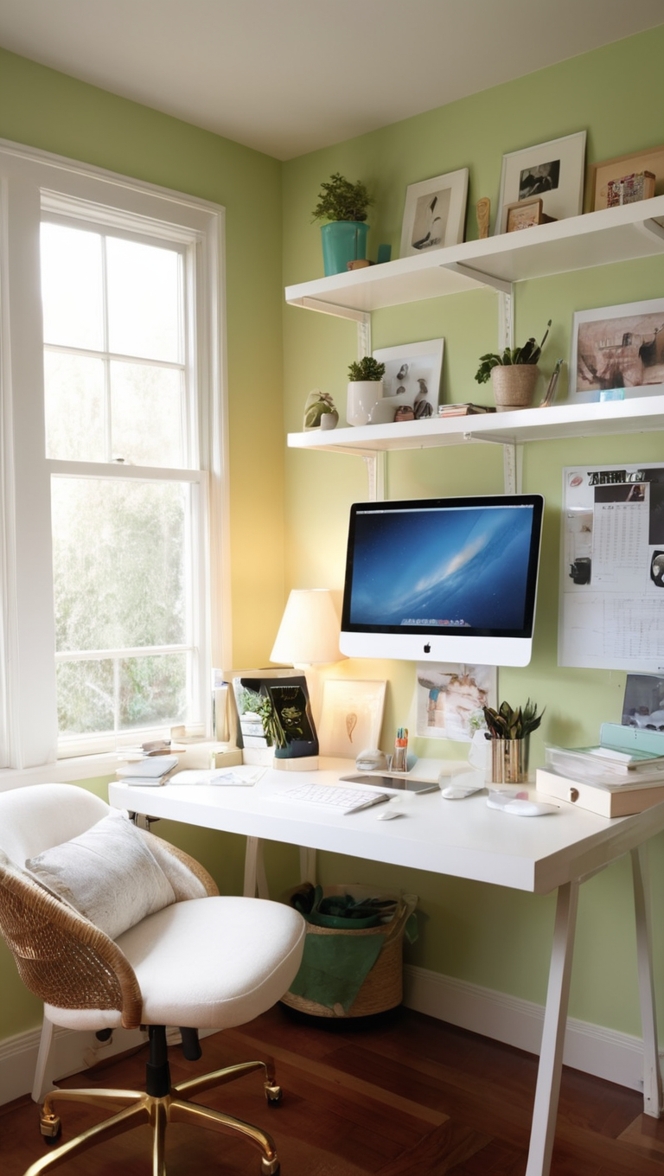 tech desk setup, home office gadgets, ergonomic office chair, standing desk converter, dual monitor setup