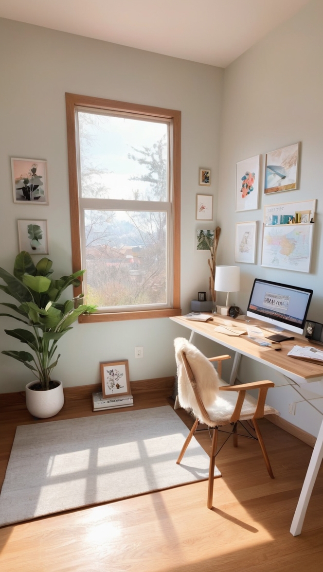work from home setup, office setup, bedroom office, home office ideas, work space