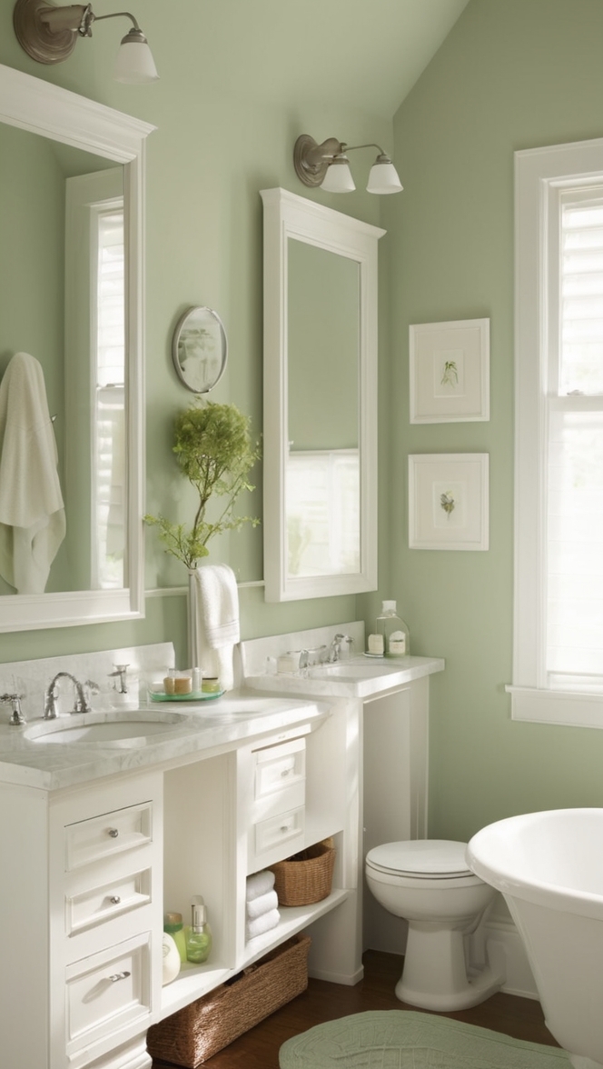 white bathroom tiles, green bathroom decor, white and green bathroom ideas, green and white bathroom accessories, green and white bathroom design
