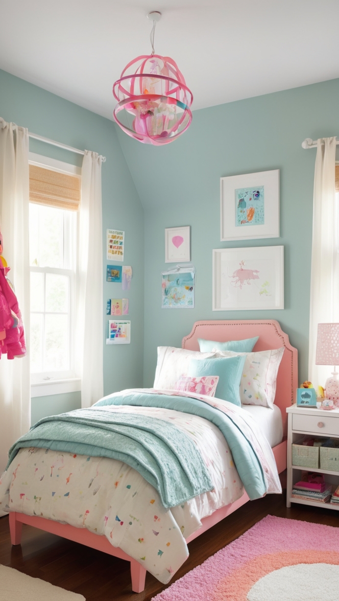 kids bedroom design, small bedroom layout, children room decor, space saving ideas, cozy kids room