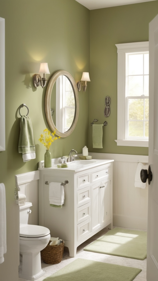 olive green bathroom accessories, olive green bathroom decor, olive green bathroom tiles, olive green bathroom paint, olive green bathroom rug