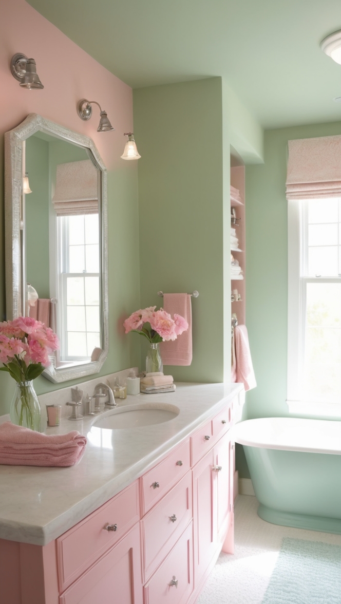 pink and green bathroom ideas, pink and green bathroom decor, pink and green bathroom accessories, pink and green bathroom rugs, pink and green bathroom tiles
