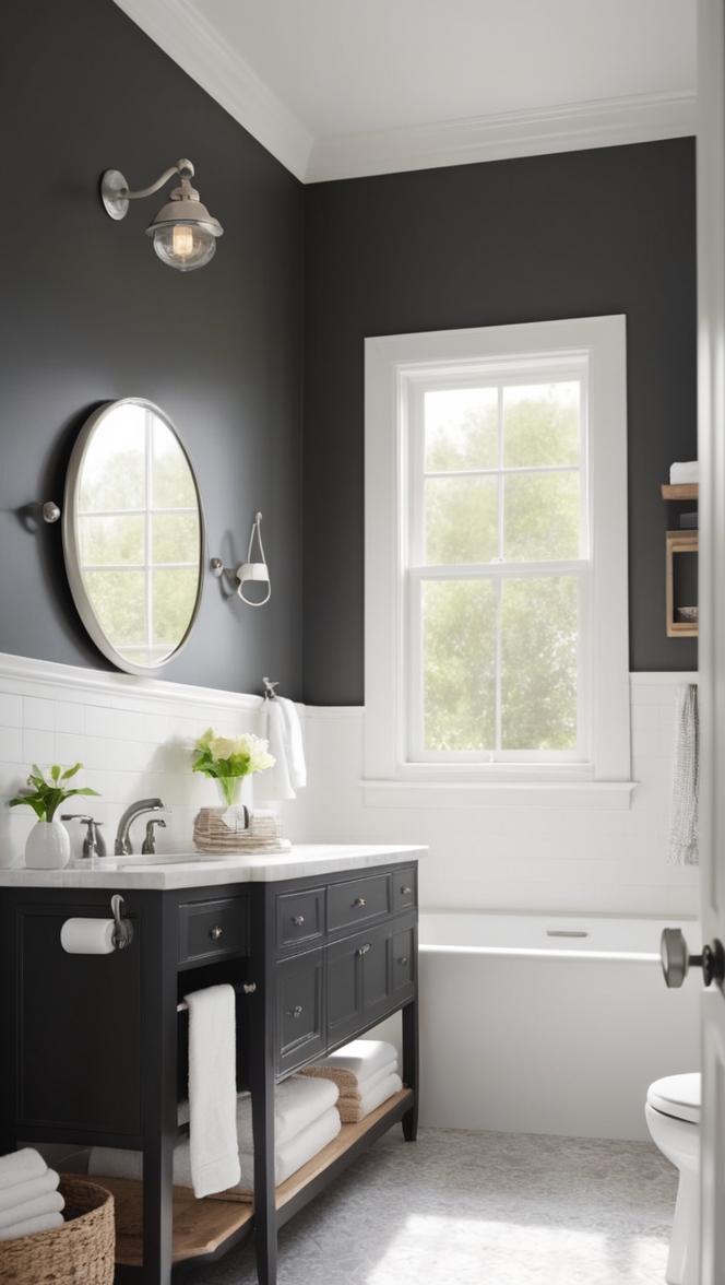 black and white bathroom designs, small black and white bathroom, black and white bathroom decor, small bathroom ideas black and white, black and white bathroom tiles