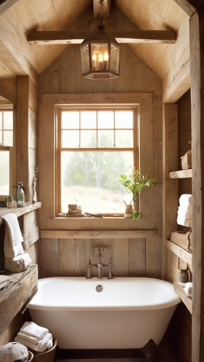 bathroom remodel ideas, farmhouse bathroom ideas, rustic bathroom decor, vintage bathroom design, modern farmhouse bathroom
